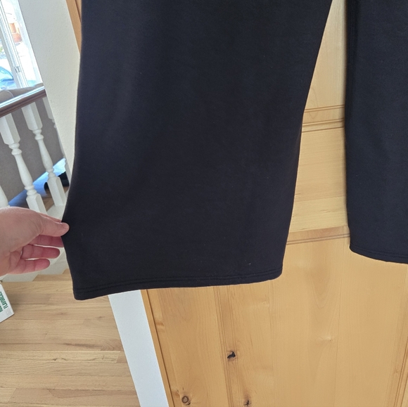 NWT Quince Black Fleece Wide-Leg Pants XL - Picture 9 of 10